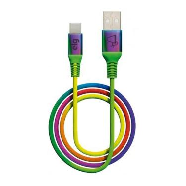 Imagem de Cabo Usb-C - Tipo C - Type-C - Fast Charge sintético 3A - Elg