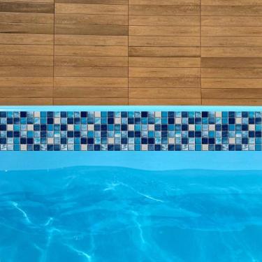 Imagem de Adesivo Vinílico Proteção P/ Borda D Piscina Faixa 1mx 15cm 10und - le