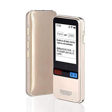 Imagem de TLTDSMY Dispositivo tradutor de idiomas, dispositivo tradutor suporta 89 idiomas, voz instantânea portátil e texto e gravação WiFi/hotspot/offline tradutor bidirecional para viagens de negócios