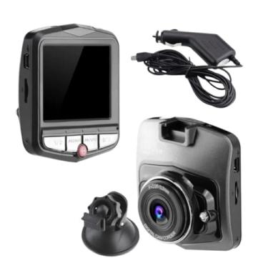 Imagem de Câmera Veicular DVR 1080P HD com Visão Noturna, 2.4" LCD, Ângulo de 170°, WDR, Sensor de Movimento, Looping Automático Gravador de Condução