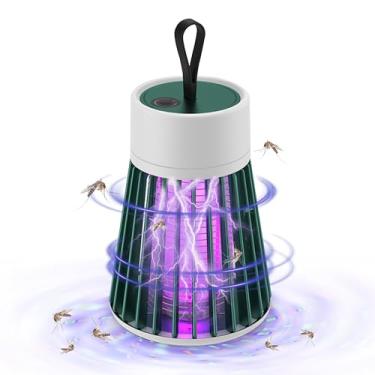 Imagem de Bug Zapper Armadilha de mosquitos para ambientes internos para mosquitos, armadilhas para moscas de frutas ao ar livre, armadilha portátil para insetos voadores para pátio, jardim, casa, piquenique,
