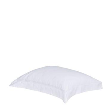 Imagem de Buddemeyer Fronha 50x90cm Cetim 300 Fios Bud Vision II 100% Algodão Penteado Branco