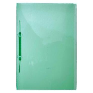 Imagem de Pasta Grampo Trilho Plástica Oficio Cristal - Colorida ACP Classificad