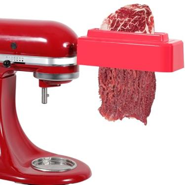 Imagem de Amaciador de carne para batedeiras KitchenAid, ferramenta de amaciador de carne com engrenagens de aço inoxidável, máquina amaciadora de carne, acessórios e acessórios KitchenAid