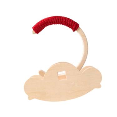 Imagem de IEUDNS Suporte de madeira para pássaros, suporte de mesa para playground de papagaios, brinquedo de exercício em pé para treinamento de periquitos periquitos, Vermelho