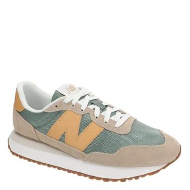 Imagem de New Balance Tênis masculino 237 V1, Juniper escuro/damasco seco, 44