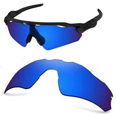 Imagem de AOZAN Lentes de substituição ANSI Z87.1 compatíveis com óculos de sol Oakley Radar EV Path OO9208, azul Capri, Radar EV Path, Capri Blue, Radar EV Path