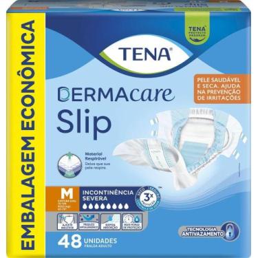 Imagem de Fralda Geriátrica Tena Slip Dermacare M 48 Unidades