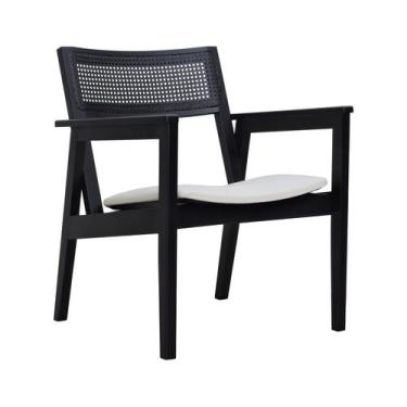 Imagem de Poltrona Gusty Com Encosto Telinha Assento Anatômico - Preto - Decoris