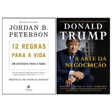 Imagem de Kit Donald Trump & Jordan Peterson - A Arte da Negociação + 12 Regras 