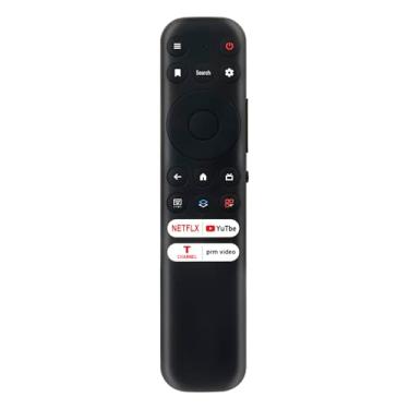 Imagem de Controle remoto substituído por voz RC902N-FMR1 - ALLIMITY - compatível com TCL Smart Google TV RC902N FMR1 controle remoto 40S350G 85S446 65R646 55R646 32S330G 75R646 50S546 55S546 65S546 5S546