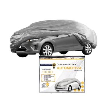 Imagem de Capa Protetora Auto Shield - Impermeável, Resistente e Reflexiva, Cobertura Completa para Carros, Pickups e Vans (P)