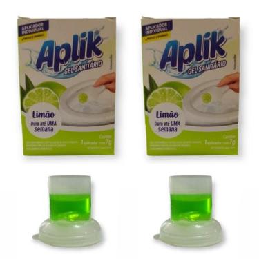 Imagem de 2 Gel Sanitário Adesivo Vaso Lavanda Marine Limão Floral Pinho Eucalip