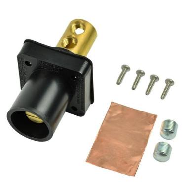 Imagem de Conector Cam Lock Macho Painel Preto - OneLight