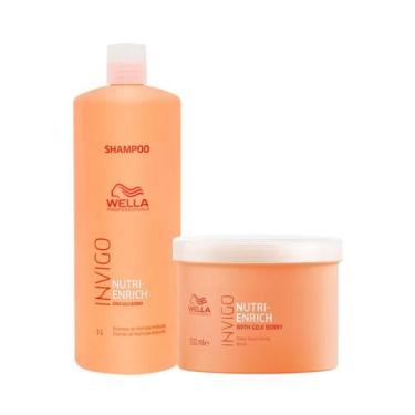 Imagem de Wella Nutri-Enrich Sh 1000ml + Masc 500ml - Wella profissional