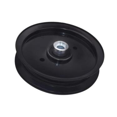 Imagem de Fenteer 604792 Polia intermediária plana Polia intermediária para cortador de grama 935841 934745 932541 938742 939181 934612 Compatível com decks de 54"