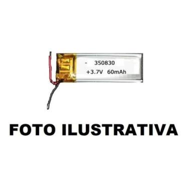 Imagem de 350830 60mah 2 Fios 3,7v 3,5mm X 08mm X30mm Recarregavel - bgb