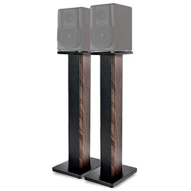 Imagem de IBVIVIC 35,4" (90 Cm) - Par Suportes De Alto-Falante Madeira Para Home Theater, Alto-Falantes Mesa E Satélites, Monitores, Experiência Audição Áudio Aprimorada Em Theaters