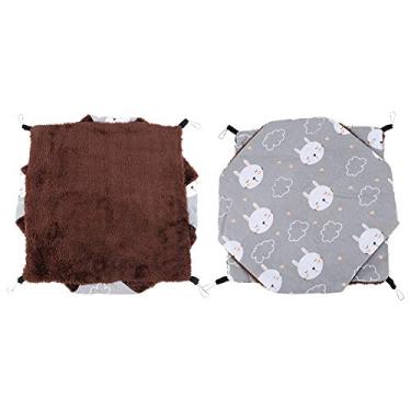 Imagem de Fydun Hamster de Animais de Estimação, Cama de Penduramento Quente e Macio de Redes Dormindo, Cobertor de Bolsa de Algodão Pequeno para Animais para Ninhos de Luxo Confortável Camadas Duplas Seus de