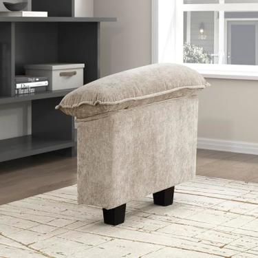 Imagem de Lexicon Sofá secional modular, módulo para sofá secional, 2 braços com conjunto de almofada ajustável, braço de sofá esquerdo e direito, estofamento macio, moldura durável, conforto personalizável