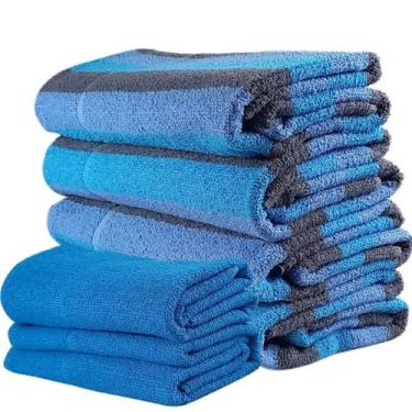 Imagem de Jogo de Toalhas 6 Peças Kit Familia 4 Banho + 2 Rosto Algodão Alta Abs