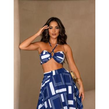 Imagem de Conjunto saia + cropped tamanho único - K20 collection