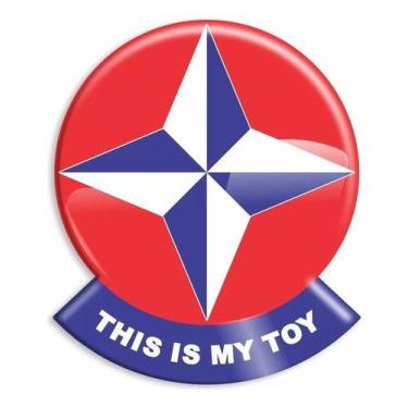 Imagem de Adesivo This Is My Toy Este É Meu Brinquedo Estrela Resinado - SPTS