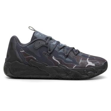 Imagem de PUMA Tênis de basquete masculino Mb.03 Lo Team - Preto, Preto/Preto/Cinza, 43