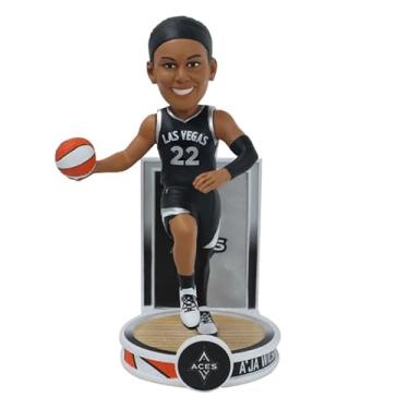 Imagem de FOCO A'ja Wilson (Las Vegas Aces) Banner Series WNBA Bobblehead