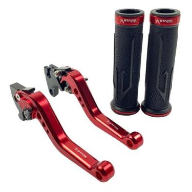 Imagem de Kit Manopla Manete Esportivo Xt660r Xt 225 Tdm 225 Dt 200 - Stark Race