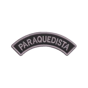 Imagem de M0216-120B Tarja Paraquedista Patch Bordado 12×4,4cm (C-Arquivo Matriz para bordar)