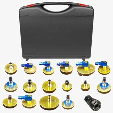 Imagem de Qinbu Kit adaptador de sangria 17 peças, kit de sangramento de cilindro mestre, carro adaptador de sangria de freio, com caixa de armazenamento, para a maioria dos sistemas de fluido de freio de