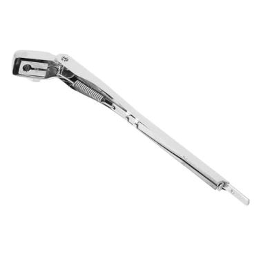 Imagem de Braço de Limpador de Pára-brisa 7 a 11 Polegada Braço de Limpador Elétrico de Aço Inoxidável Ajustável para Haste Quente Rua Barco Trator Utv