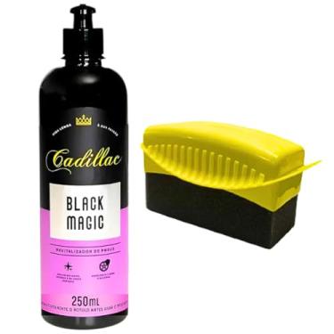 Imagem de Pneu Pretinho Revitalizador Cadillac Black Magic 500ml Revitaliza brilho molhado