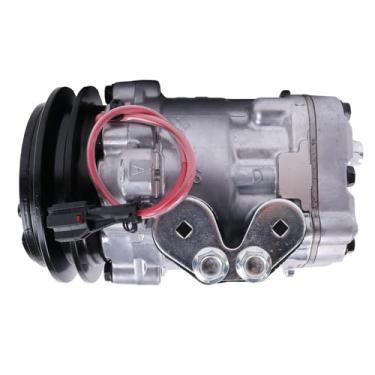 Imagem de RDLIFT-PART Compressor de ar condicionado SD7B10 12V FYD00007143 compatível com escavadeira John Deere 30G 30P 35G 35P 50G 50P