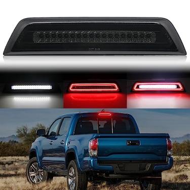 Imagem de AUYICH Luz De Freio Led 3ª Geração Compatível Com Tacoma 2016, 2017, 2018, 2019, 2020, 2021, 2022 E 2023, Lâmpada Estroboscópica Teto Estilo F1, Central Traseira Montagem Alta, Plug-And-Play, Lente