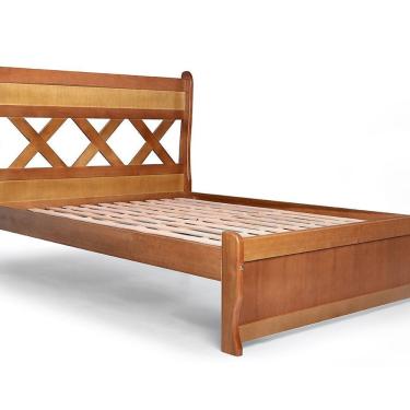 Imagem de Cama X King em Madeira Maciça 120cm X 223cm Mogno / Mel