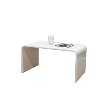 Imagem de Mesa pequena de acrílico de 61 cm - móveis modernos multiuso para uso como mesas de colo, mesa lateral de acrílico ou mesa de canto em salas de estar, quartos e escritórios