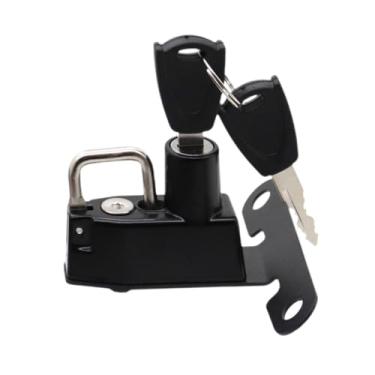 Imagem de YIJU Cadeado de capacete com 2 chaves, trava de segurança antirroubo para 250 300 500