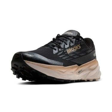 Imagem de Brooks Tênis de corrida masculino Cascadia 19 GTX impermeável Mountain Trail, Preto/Ébano/Cinza Chateau, 38