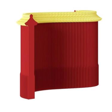 Imagem de Biombos e Divisórias Painel De Papel Tela Divisória De Ambiente Dobrável Portátil Privacidade Tela Divisória De Parede Para Escritórios Domésticos Internos(Red,500x240cm/196.8x94.4in)