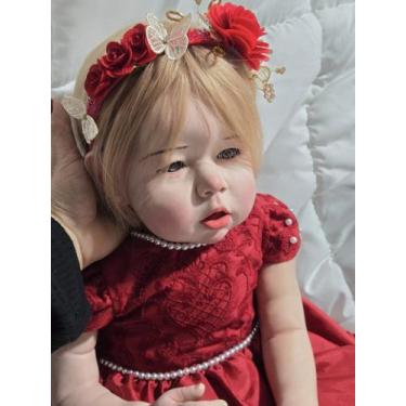 Imagem de Bebê Reborn MENINA 75 CM gualzinha a foto - Kelly lemos  bebes  reborn