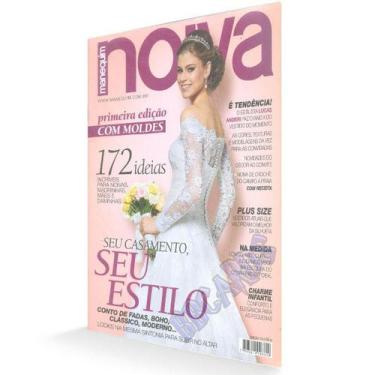 Imagem de Revista Manequim Vestidos de Noiva com Moldes - Abril