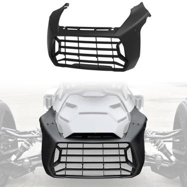 Imagem de VEISUTOR Fáscia frontal para Can-Am Ryker, kit de fáscia frontal de combinação de para-choques preto para Can Am Ryker 600 900 Sport & Ryker Rally Edition todos os modelos acessórios, substitui