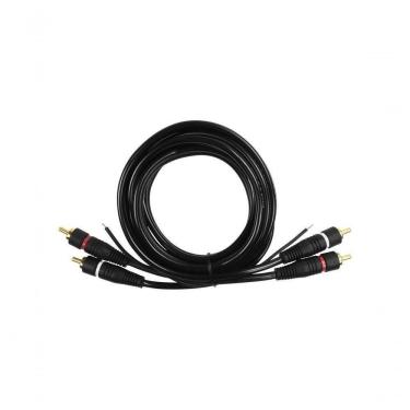 Imagem de Cabo De Audio Evus C-017 2 Rca Macho X 2 Rca Macho Gold -