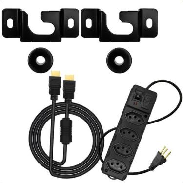 Imagem de Suporte Universal Fixo Tv 13 a 70 Polegadas + Cabo HDMI Ultra HD + Ext
