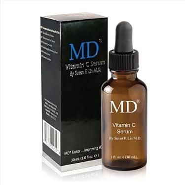 Imagem de MD Soro definitivo de vitamina C – Fórmula avançada de clareamento para manchas escuras, linhas finas e brilho – rico em antioxidantes, leve e de rápida absorção – 30 ml