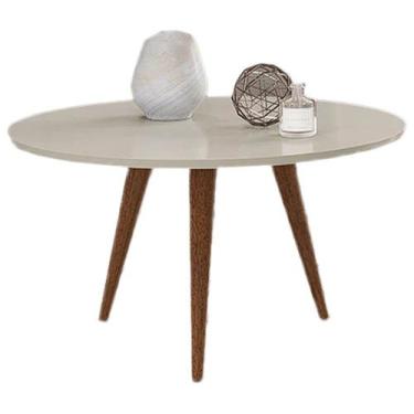 Imagem de Mesa de Centro Slim Patrimar Cor Off White - Estrela Móveis