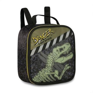Imagem de Lancheira Térmica T rex Dinossauro Infantil Escolar Meninos - Clio Sty