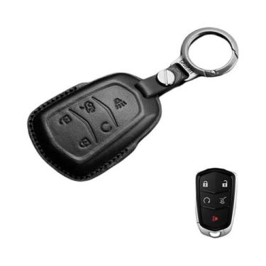 Imagem de Capa De Chave De Carro De Couro Cadillac Para ATS, CT6, CTS, DTS, XT5,